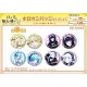 Ensky Rock is a Lady's Hobby Holo Can Badge Collection