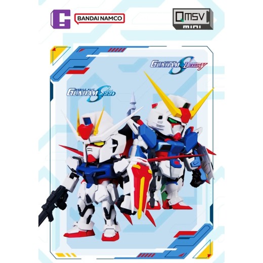 Bandai Gundam QMSV Mini Strike & Destiny Gundam